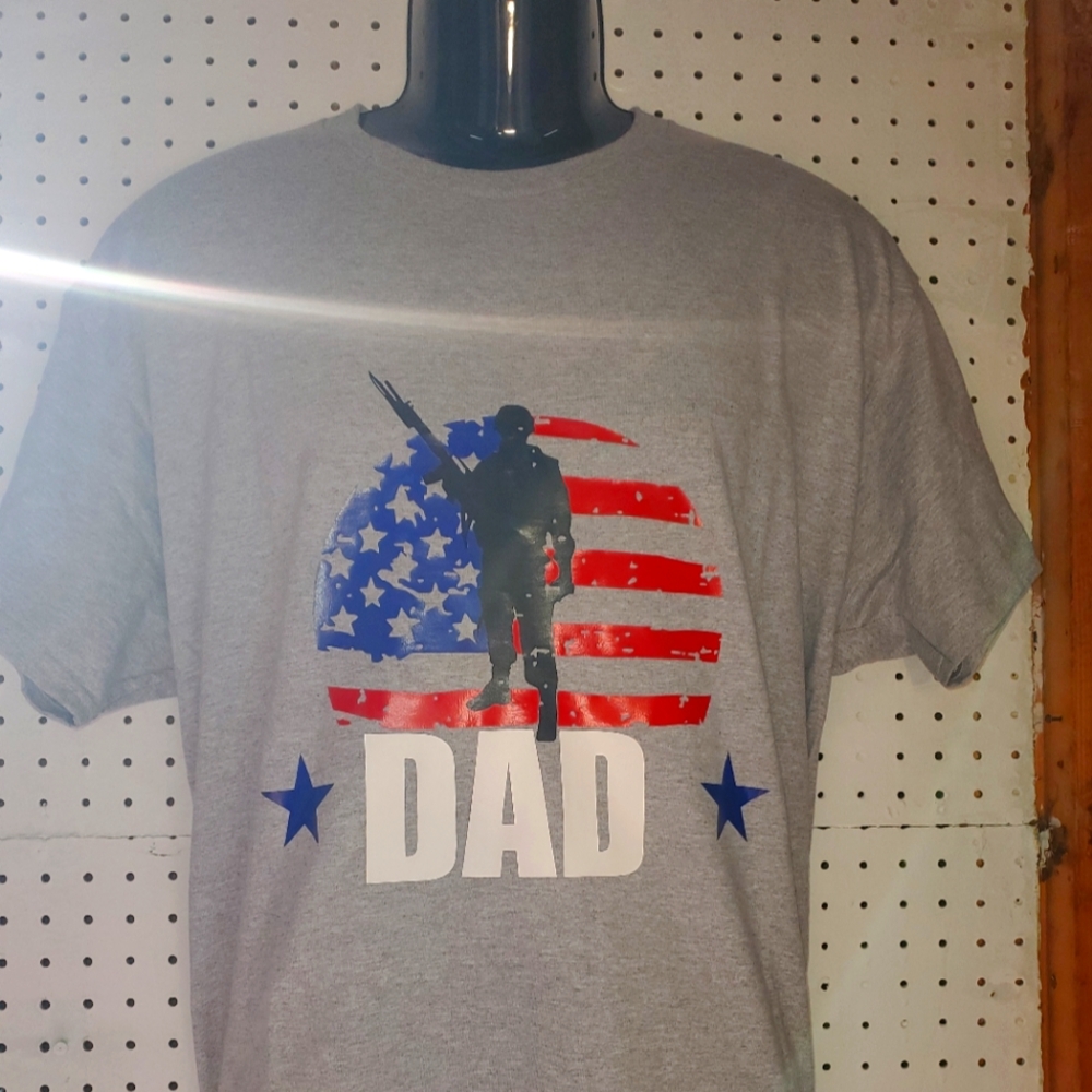USA Dad T-shirt American Father